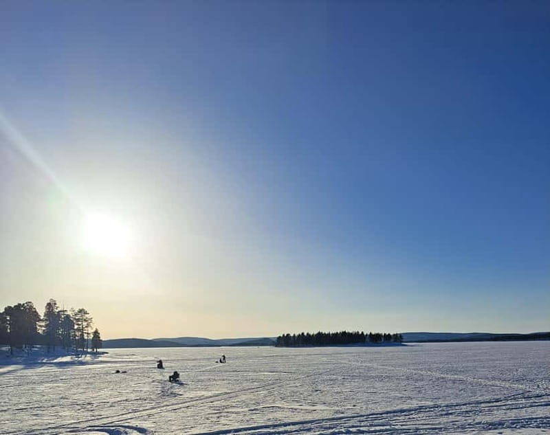 From Saariselkä: Ice Fishing Tour with Open Fire Cooking - The Snowmobile Ride: A Thrilling Start