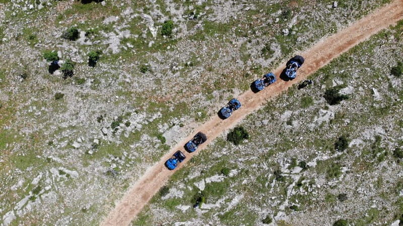 From Split: Dinara Nature Park Quad Adventure with Swimming - The Itinerary — What to Expect