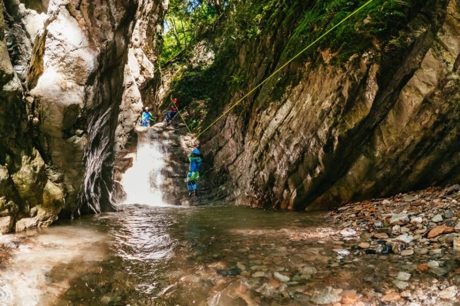 From Tignale, Lake Garda: Beginner-Friendly Canyoning Tour - The Experience of Jumping, Sliding, and Rappelling