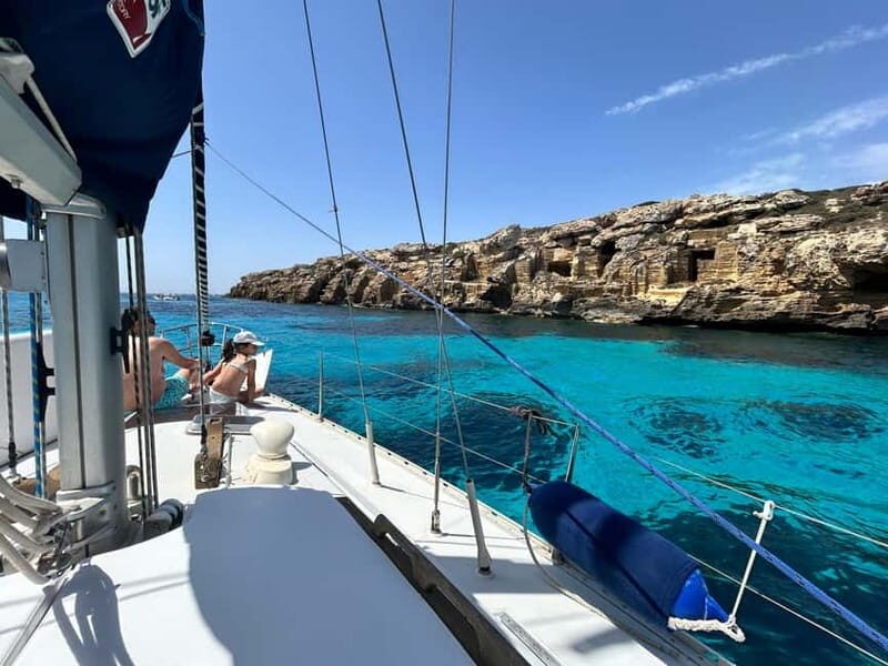 From TrapaniEgadiIslands Sailing Tour with Lunch on the boat - What’s Included and What’s Not