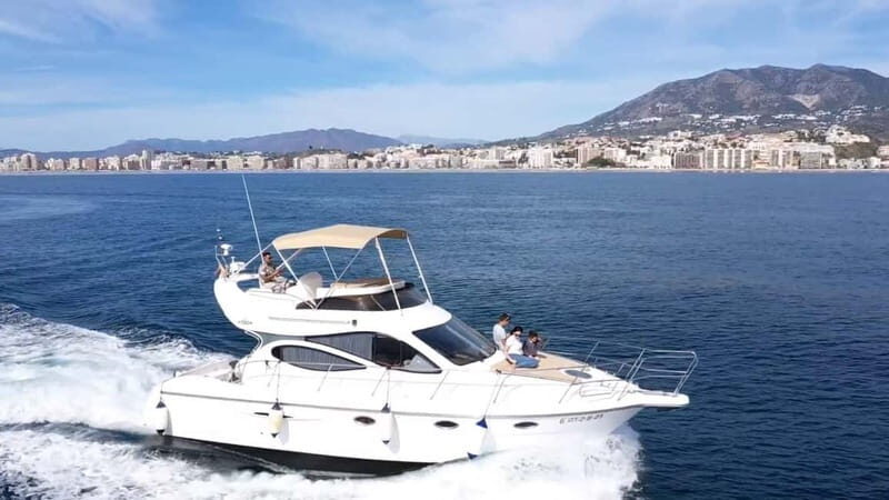 Fuengirola : 2 hours LUXURY Yacht Dolphin Trip DRINKS SNACKS - What You Can Expect from This Tour