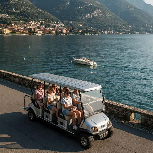 Golf car tour and boat ride on Lake Como - Cruising Lake Como: An Elegant Boat Ride