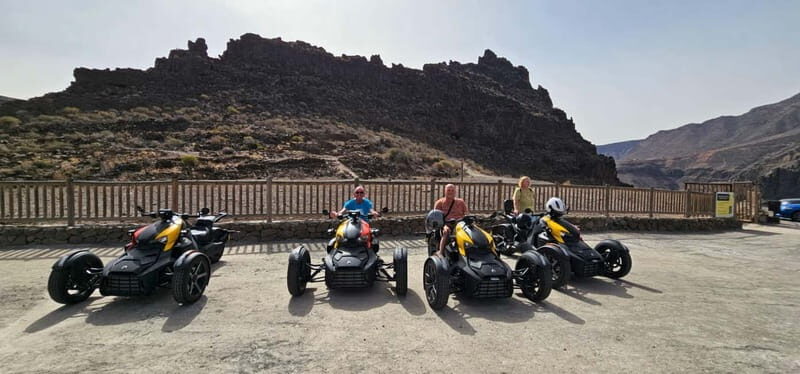 Gran Canaria: 3-WHEEL RYKER 3 HOUR TOUR -FREE PICKUP&DROPOFF - The Itinerary in Detail