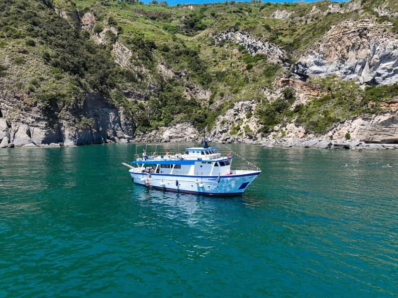 Ischia: MiniCruise with swimming stops and lunch on board - Exploring the Coast: The Green Grotto and Maronti Beach