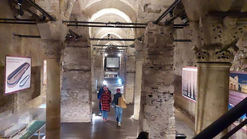 Istanbul: Hippodrome Cistern & Turkish Craft Experience - Exploring the Hippodrome Exhibition