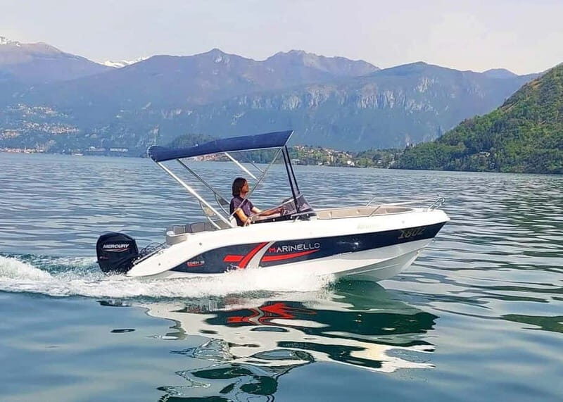 Lake Como: self-drive boat rental without a license for 40 hp boats in Lezzeno - What to Expect and What You Can Do