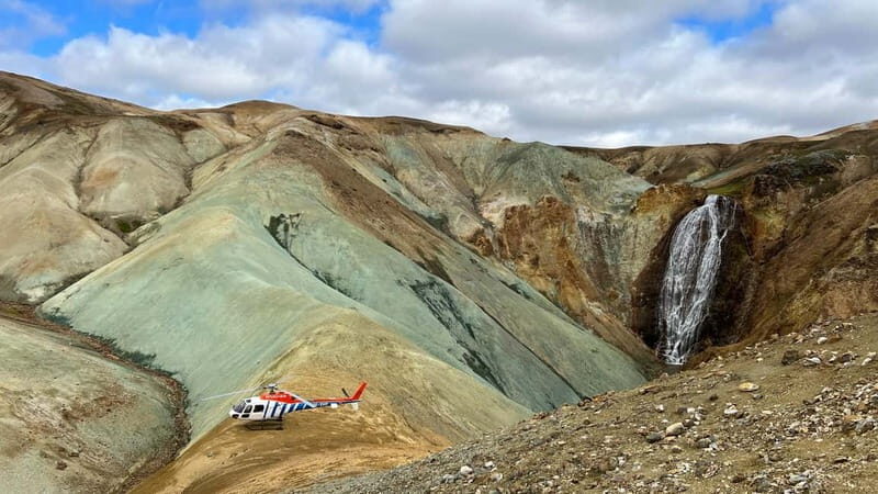 Landmannalaugar: Helicopter tour with 3 Landings - The Highlights in Detail