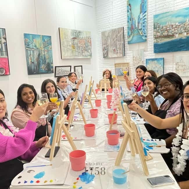 Lisbon: Painting Class in an Art Gallery - What’s Included and What’s Not