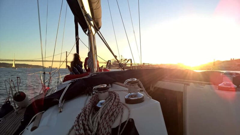 Lisbon: Sunset Tagus River Yacht Cruise with Drink - The Small Group Advantage