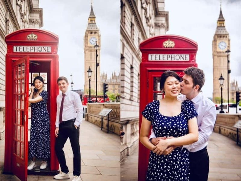 London: Private Couples Photography Session with Landmarks - The Experience in Detail