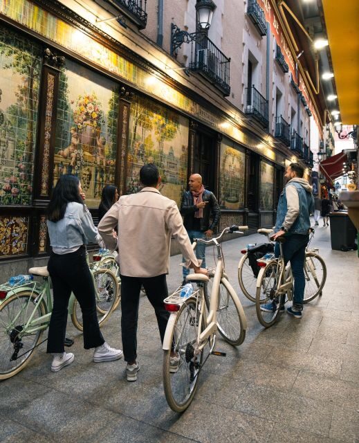 Madrid by Night: Vintage Bike Tour Highlights/Optional Tapas - What to Expect During the Tour