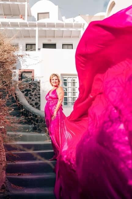 Magical Flying Dress Photoshoots in Oia or Imerovigli - Is This Experience Worth the Price?