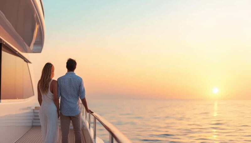 Mallorca: Candlelight Yoga Sunset Cruise for Couples - The Itinerary in Detail