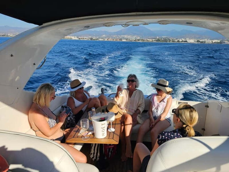 Marbella: shared cruise 2-4 hours on luxury yacht Targa 37 or Targa 48 - An Authentic Marbella Coastal Adventure on the Water
