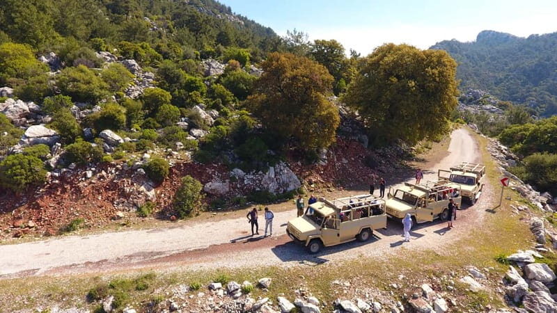 Marmaris: Jeep Safari, Turgut Waterfall, Jesus Beach w/Lunch - The Water Fight: A Highlight for Many
