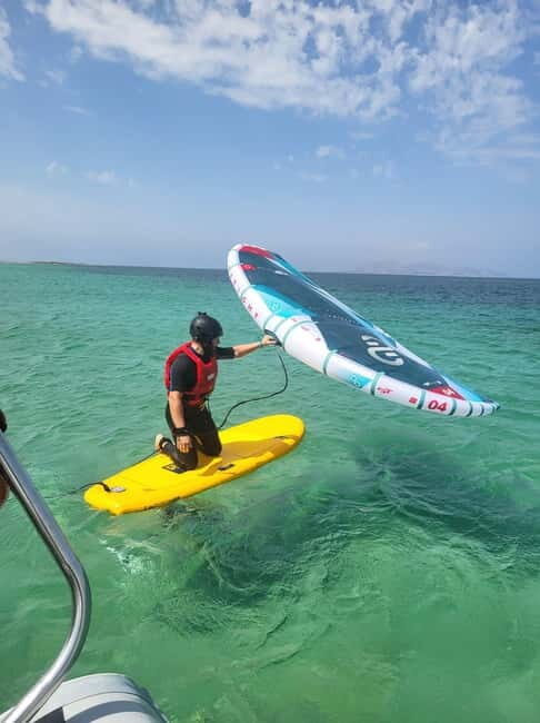 Marsala: Wingfoil Lesson with Boat Ride - Equipment and Safety 