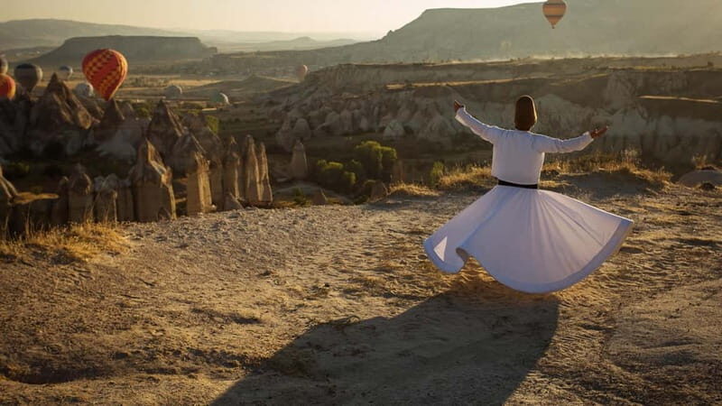 Mystical Whirling Dervish Ceremony at Motif Cultural Centre - The Historic Setting: Caravanserai in Central Anatolia