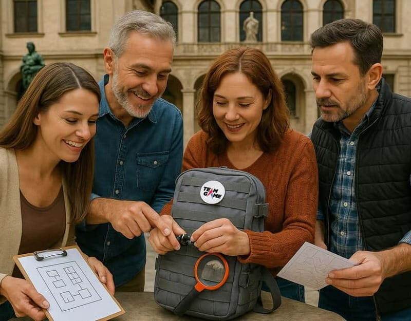 Outdoor Escape Game with puzzle backpack Augsburg: The Merchant's Seal - The Itinerary: What a Typical Day Looks Like