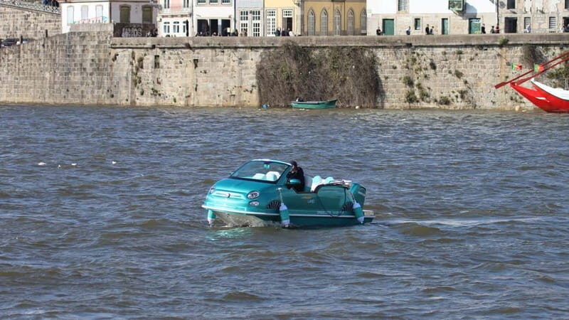 Porto: Bridges Cruise in a Fiat 500 Limited Edition Boat - An Authentic Porto Experience in a Quirky Package
