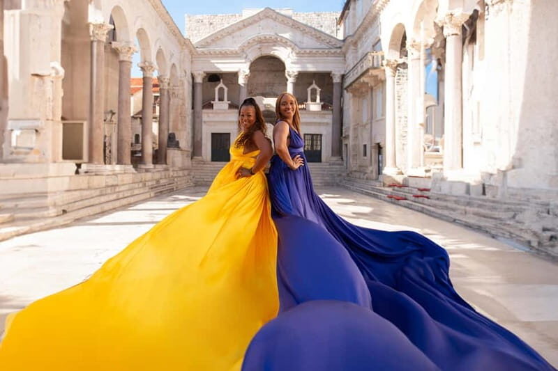 Private Flying Dress Photo Session in Split, Croatia - The Itinerary and Locations