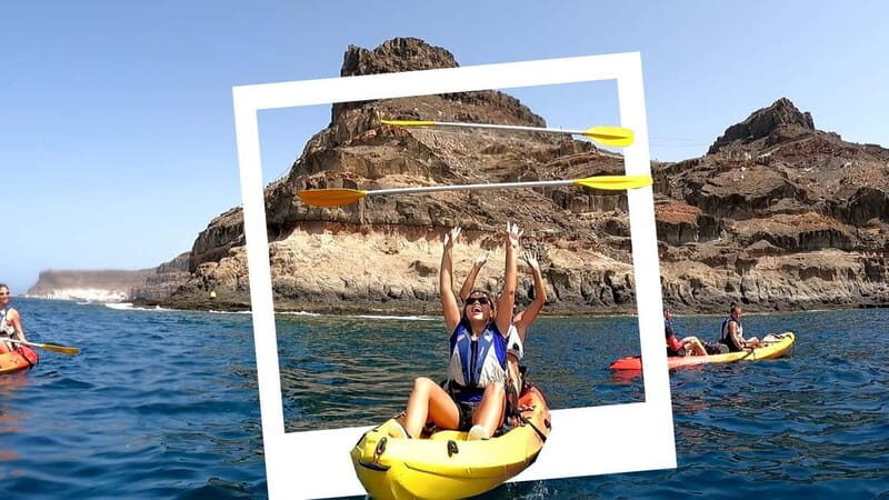 Puerto Mogán: Guided Adventure Kayak Tour in Caves & Snorkel - What To Expect: The Real Experience