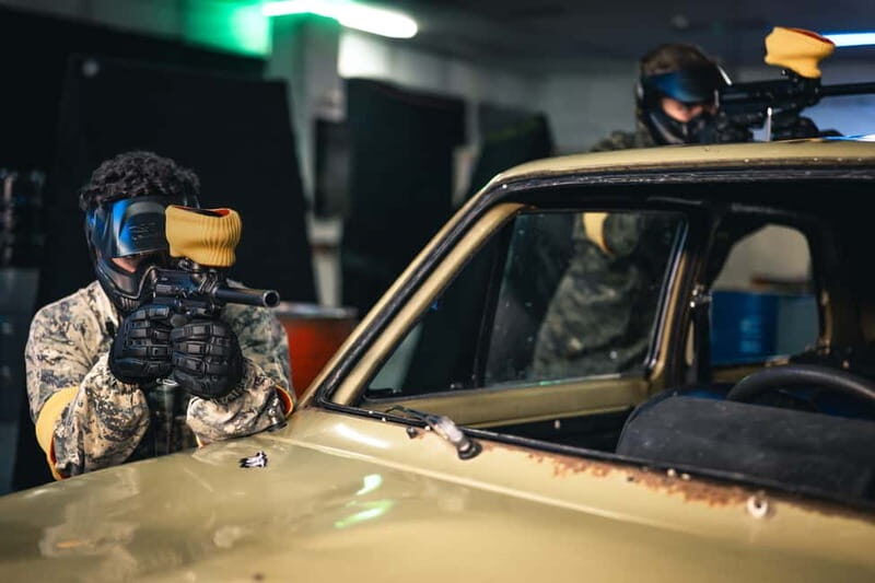 Reball Indoor Paintball in Fun Arena in the centre of Prague - The Equipment and Safety