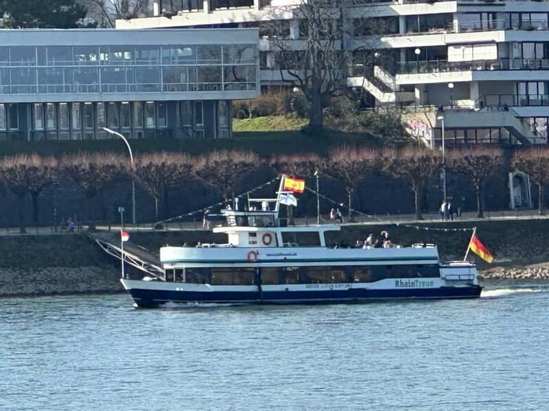 RhineRiverBoatTour from Bonn to Königswinter with Live Guide - The Itinerary and Highlights in Detail