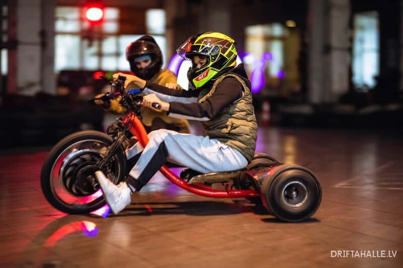 Riga | Drifta Halle: Extreme 20 minute ride on a drift trike - The Experience Itself: From Start to Finish