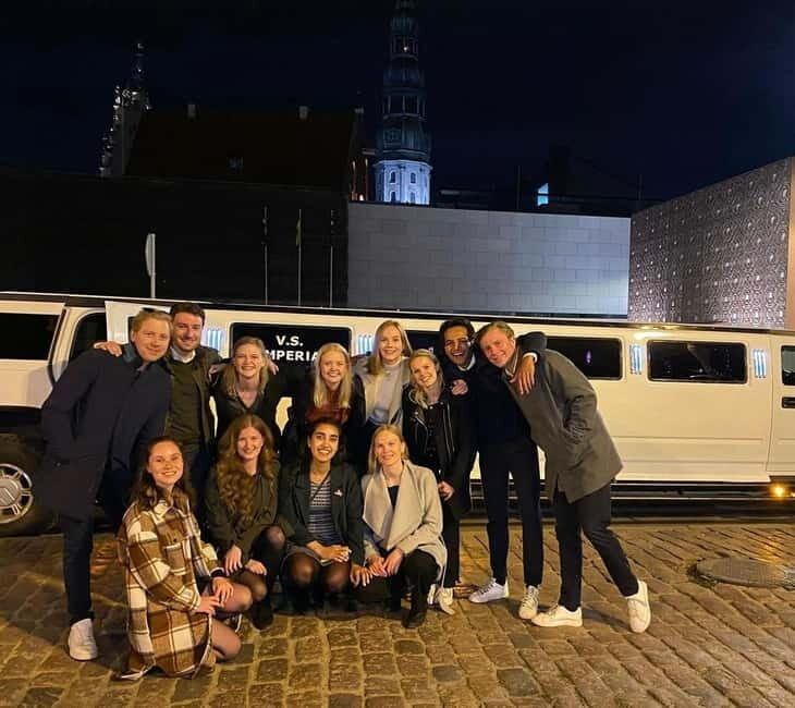 Riga Nightlife Limo Tour: Sightseeing & Club Experience - Transportation and Group Details