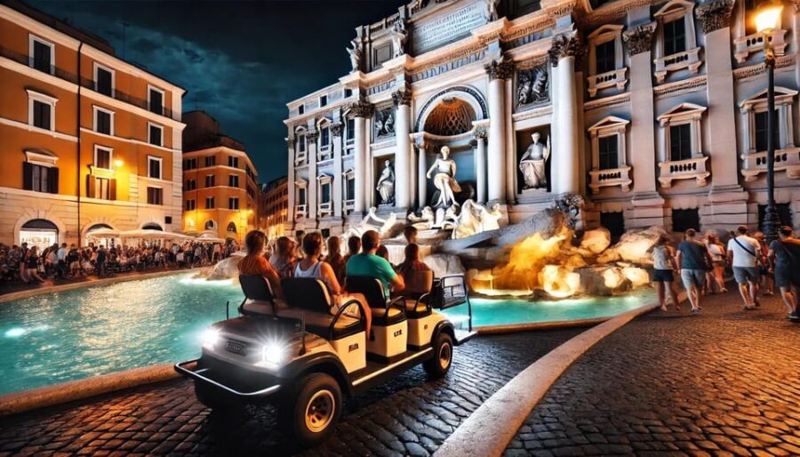 Roma: Golf Cart Night Tour - FAQ