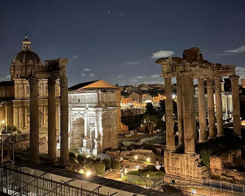 Rome Illuminated. Night Tour in Van - Detailed Breakdown of the Itinerary