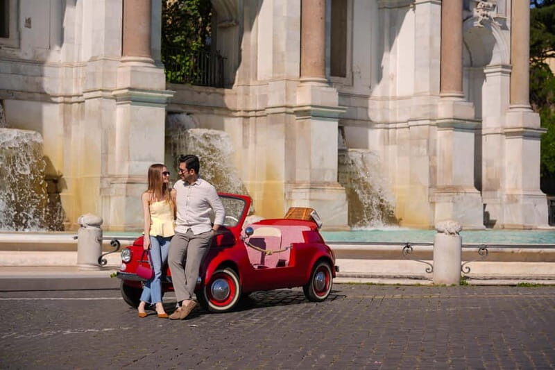 Rome in a Fiat Jolly: Exclusive Vintage Ride & Photo Tour - Scenic Routes and Hidden Corners