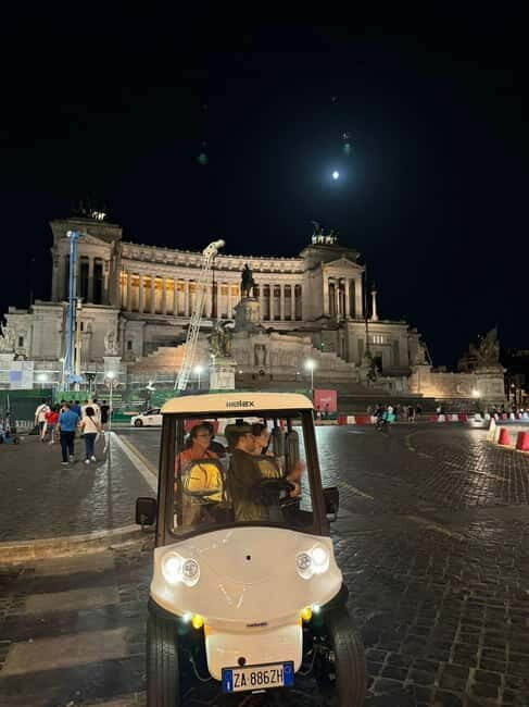 Rome: Nocturnal Golf Cart Tour - Practical Considerations