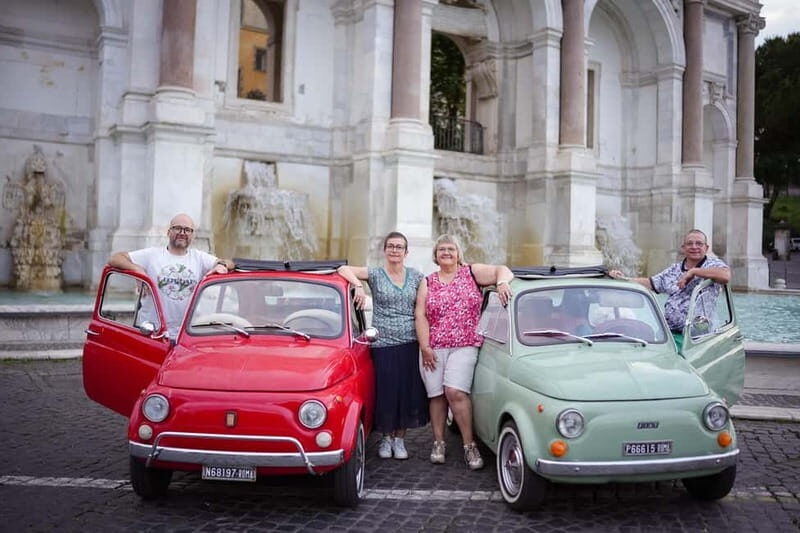 Rome: Vintage Fiat 500 Car Tour with Photographer - An Itinerary Designed to Showcase Rome’s Best