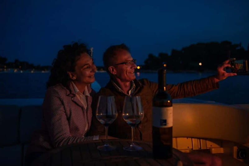Rovinj: Luxury Old Town Night Cruise with Drinks - What’s Included and What’s Not
