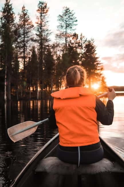 Ruka : Summer evening canoeing on the lake Rukajärvi - Practical Details and Tips