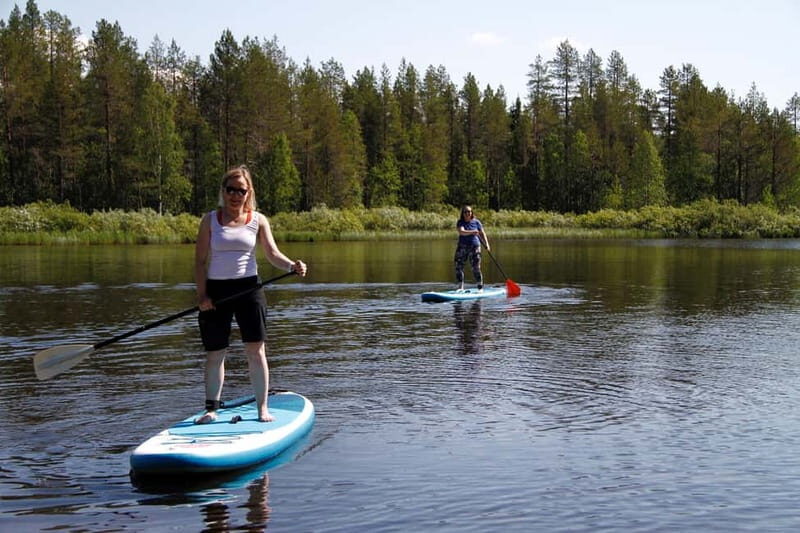 Ruka: Sup-boarding on lake Rukajärvi - The Experience in Detail