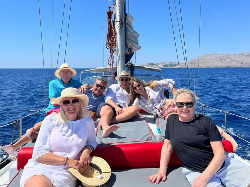 Sailing tour around Lindos with food and drinks - The Stops and Their Charm
