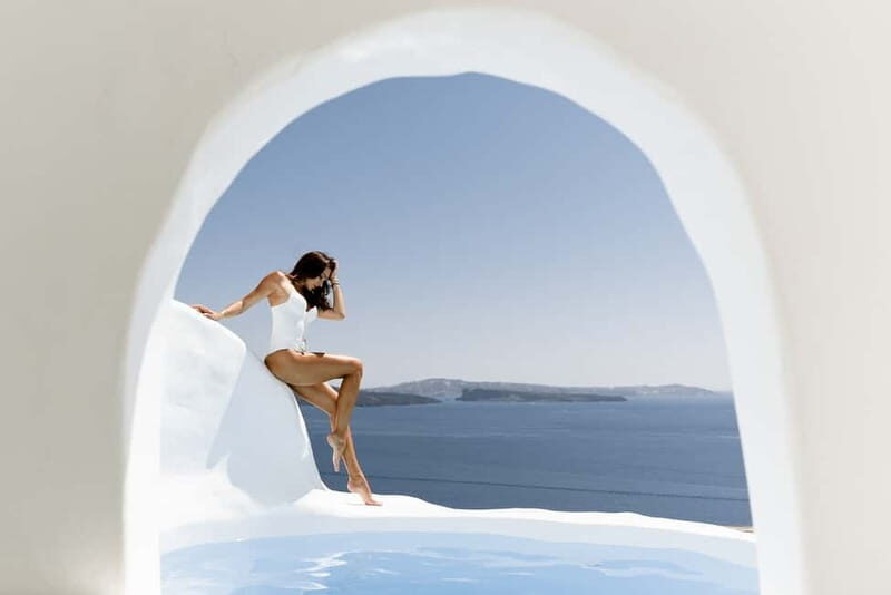 Santorini: Casual Photoshoot by Flying Dress Photo © - The Experience Provider and Booking Details