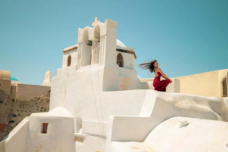 Santorini: Pyrgos Village Cinematic Photoshoot Experience - What the Photoshoot Looks Like
