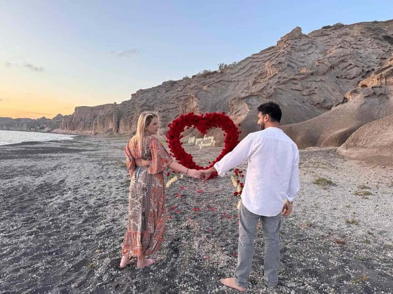 Santorini: Vlychada Beach Wedding Proposal with Heart Arch - Final Words