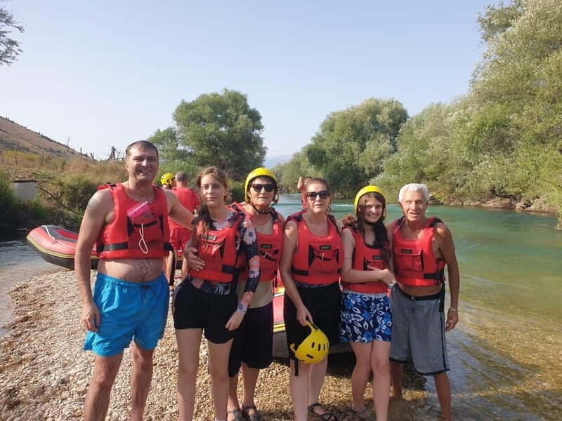 Saranda: Rafting, Waterfall, and Blue Eye Day Trip - Rafting on the Bistricë River
