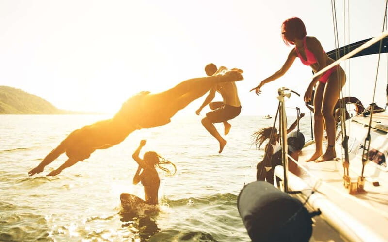 Saranda: Sunset trip & swim on VIP catamaran - adults only - What Makes This Tour Stand Out