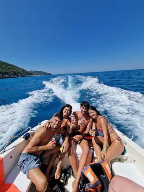 Sarande : Private boat tour to Krorëza beach & local tasting - Snorkeling and Relaxation