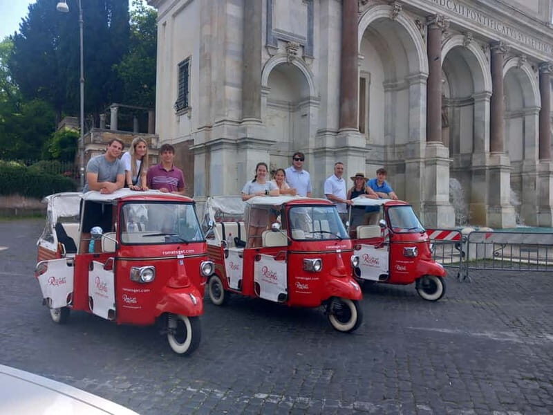 Seven Hills of Rome Tuk-Tuk Tour with Gastronomic Break - What Travelers Say 