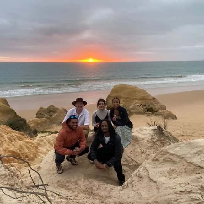 Sunset Coast Tour w/ Champagne & Dinner - Visiting a Nature Reserve Lake