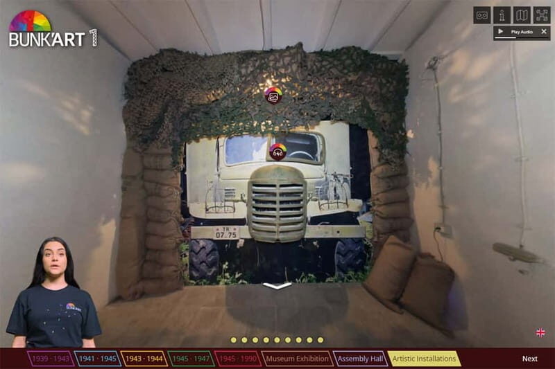 Tirana: Virtual Tour of Art Bunkers Bunk'Art 1 and 2 - Key Points