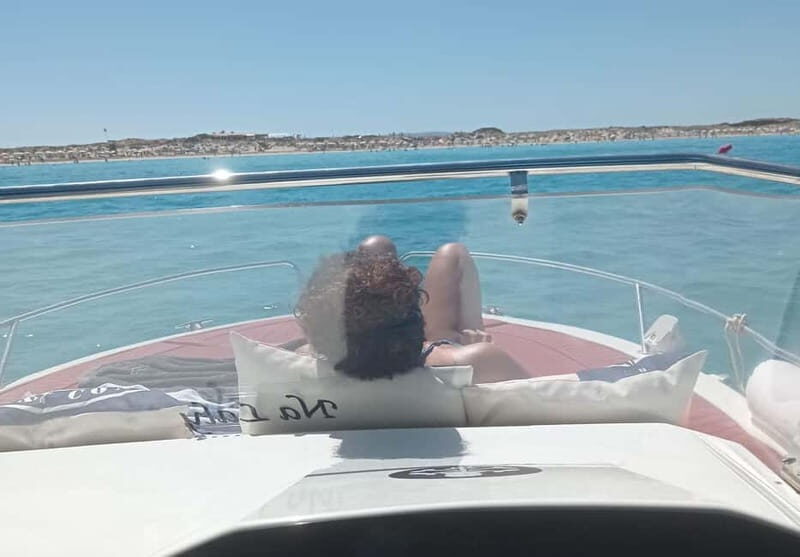 Tour: "Ibiza-Formentera" from the sea in a private boat - The First Stop: SEspalmador