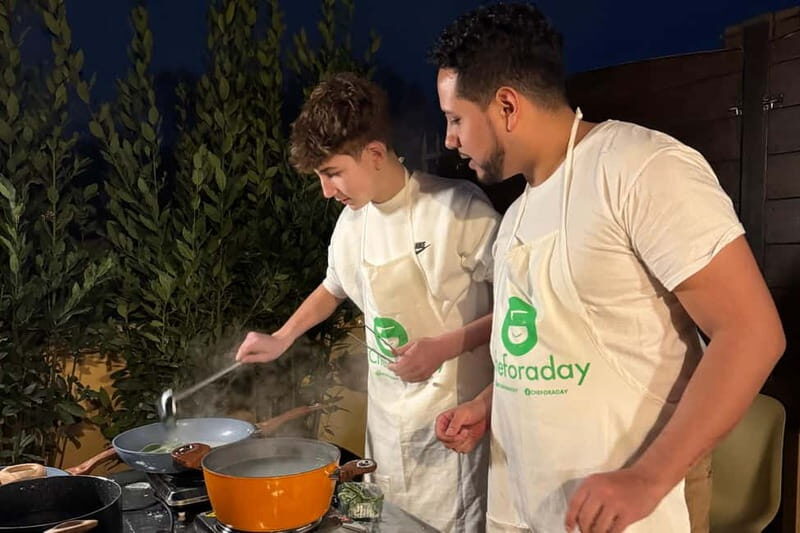 Vatican Pasta Class with 4 glasses of wine in a cozy Rooftop - An In-Depth Look at the Experience