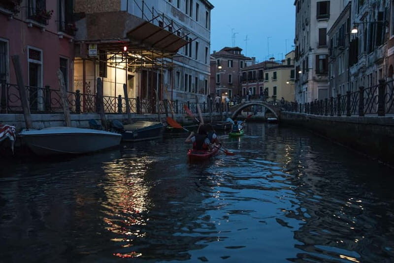 Venice: Night + Sunset Kayak Tour Kayak in the Canals - Exploring the Experience in Detail
